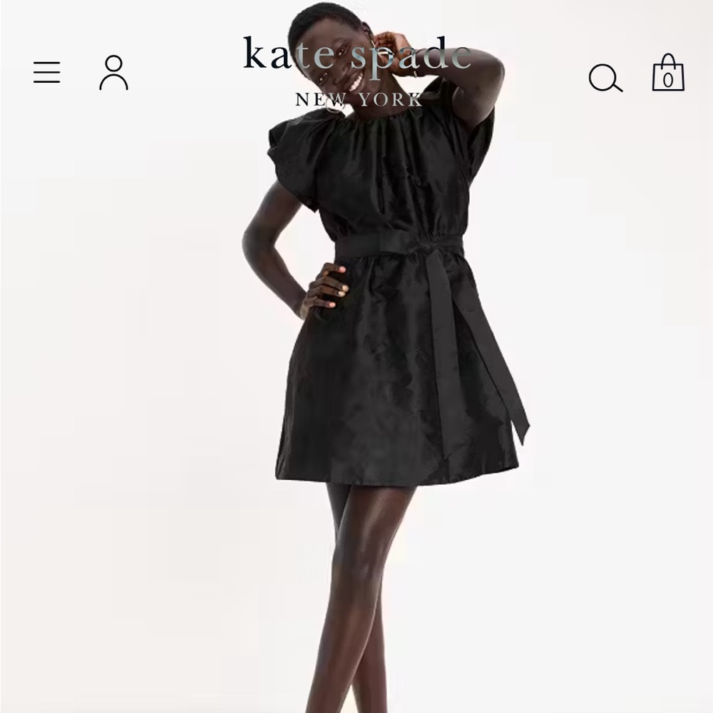 Kate Spade Black Mini Dress